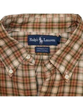 Vintage Ralph Lauren "Yarmouth" Mens Button Down Shirt